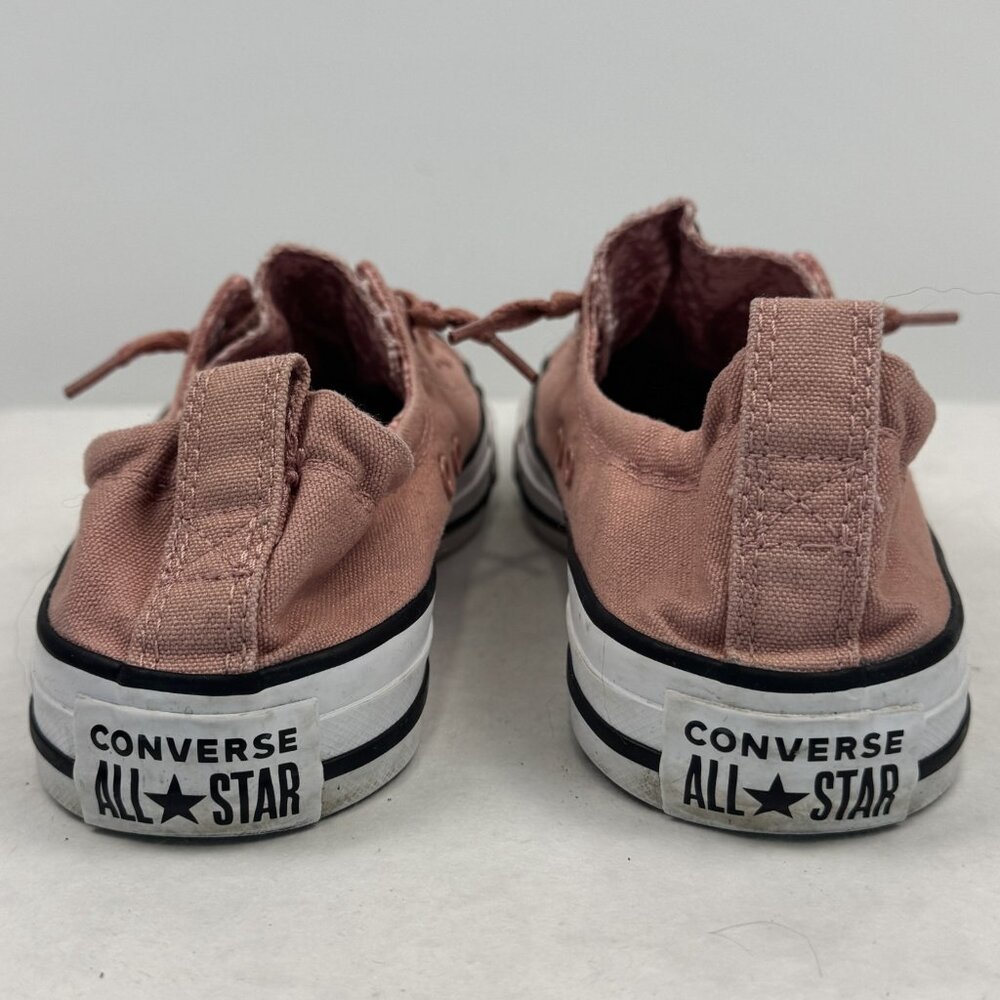 Converse All Star Chuck Taylor Womens 7-8 Mens 6 Low Top Sneakers Salmon Canvas - Picture 3 of 14